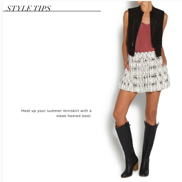 LAST PAIR! 🤠 NWT Shoe Dazzle Faux Leather Boots in Cognac in Size 7 - Picture 12 of 14